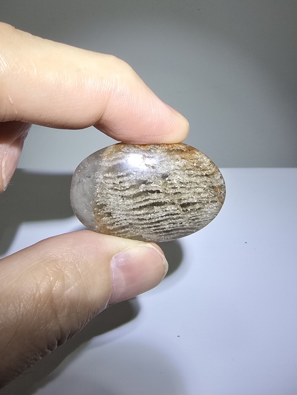 Thousand Layer Crystal Garden Quartz Palmstone #C